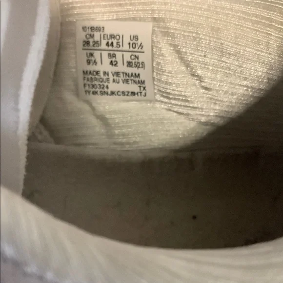 Asics Novablast 4 White Moonrock Size 10.5 - Picture 7 of 8